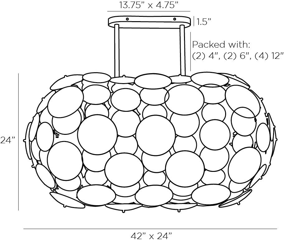 Люстра Arteriors NEBULA CHANDELIER Люстра Arteriors NEBULA CHANDELIER в Кирове