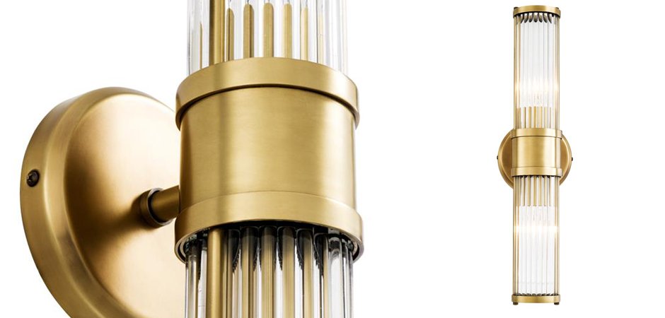 Бра Wall Lamp Claridges Double Brass Бра Wall Lamp Claridges Double Brass - Loft-Concept в Кирове