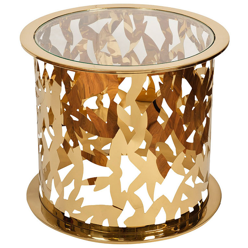 Приставной стол Dorieno Side Table Золотой Приставной стол Dorieno Side Table Золотой в Кирове | Loft Concept
