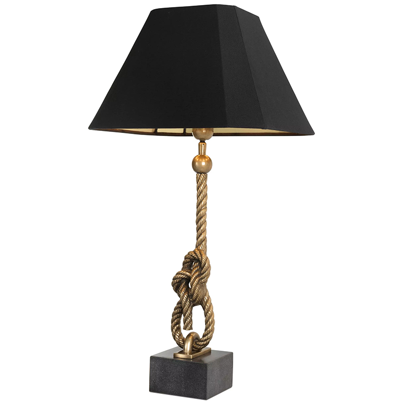 Настольная лампа Eichholtz Table Lamp Miles Черный Винтажная латунь Настольная лампа Eichholtz Table Lamp Miles Черный Винтажная латунь в Кирове | Loft Concept