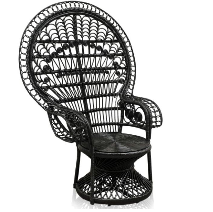 PEACOCK CHAIR Кресло Черный PEACOCK CHAIR Кресло Черный в Кирове | Loft Concept