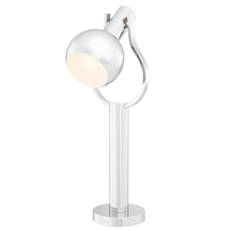 Настольная лампа Eichholtz Table Lamp Jaques Nickel Никель в Кирове | Loft Concept 