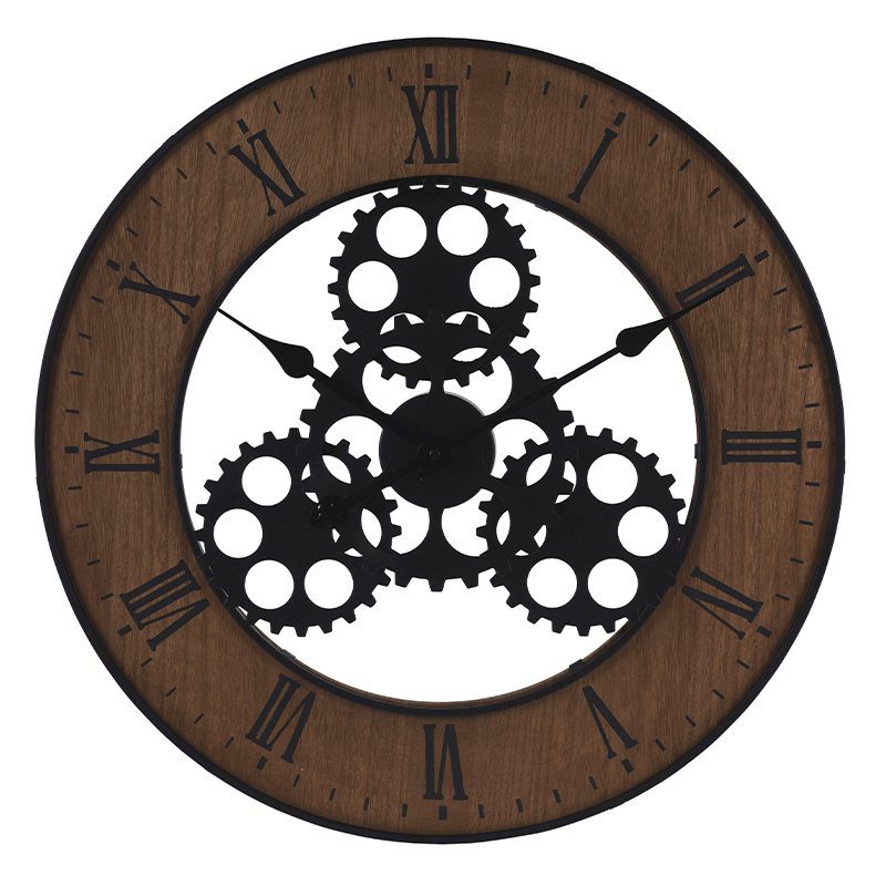 Часы Gears Черный Коричневый Часы Gears Черный Коричневый в Кирове | Loft Concept