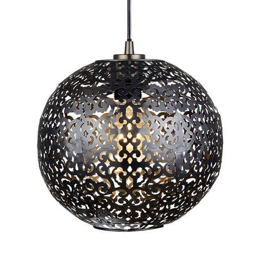 Подвесной светильник Oriental patterns Pendant Black Черный Подвесной светильник Oriental patterns Pendant Black Черный в Кирове | Loft Concept