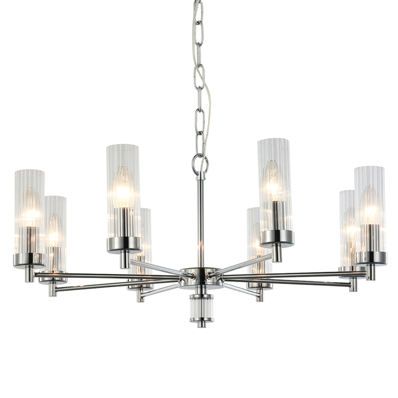 Люстра Jeanette Chandelier Chromium 66 Хром Прозрачный Люстра Jeanette Chandelier Chromium 66 Хром Прозрачный в Кирове | Loft Concept