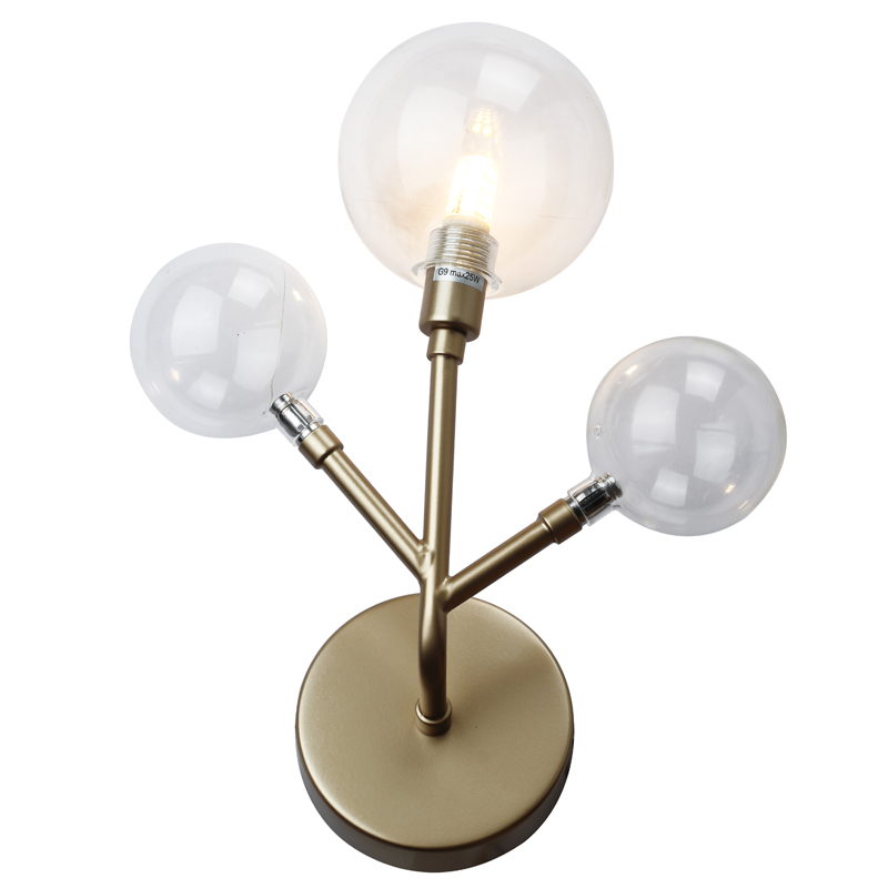 Бра Berries Trio Sconce gold Винтажное Светлое Золото Прозрачный Бра Berries Trio Sconce gold Винтажное Светлое Золото Прозрачный в Кирове | Loft Concept