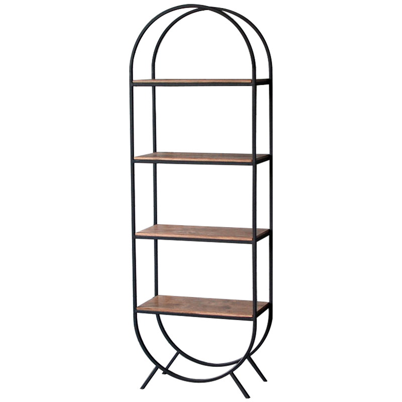 Стеллаж Lugo Industrial Metal Rust Black Rack Коричневый Черный Стеллаж Lugo Industrial Metal Rust Black Rack Коричневый Черный в Кирове | Loft Concept