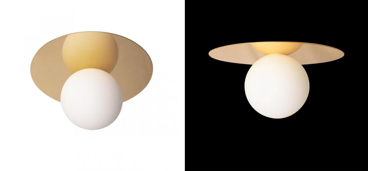 Светильник потолочный MATISSE Gold 25 см - фото