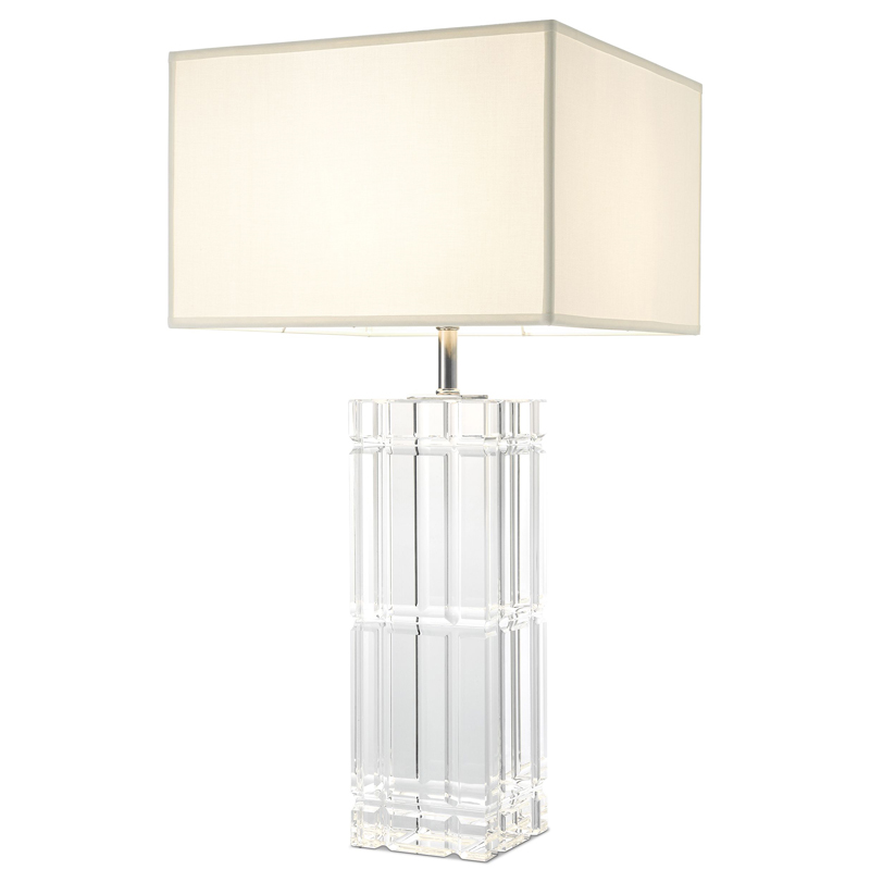 Настольная лампа Eichholtz Table Lamp Universal Прозрачный Белый Никель Настольная лампа Eichholtz Table Lamp Universal Прозрачный Белый Никель в Кирове | Loft Concept