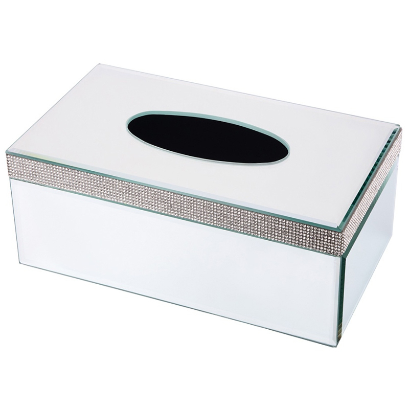Шкатулка для салфеток Rhinestones Tissue Holder Box Зеркало Шкатулка для салфеток Rhinestones Tissue Holder Box Зеркало в Кирове | Loft Concept