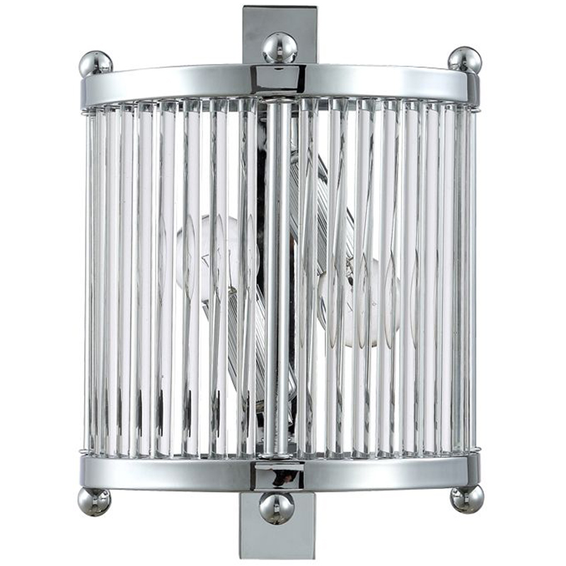 Бра Gorden Chrome Sconce Хром Прозрачный Бра Gorden Chrome Sconce Хром Прозрачный в Кирове | Loft Concept