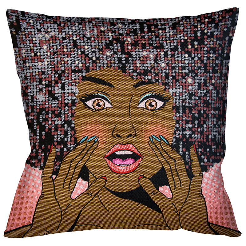 Декоративная подушка Disco Girl Мульти Декоративная подушка Disco Girl Мульти в Кирове | Loft Concept