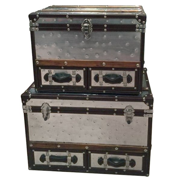 Сундук Aluminum ostrich trunk Сундук Aluminum ostrich trunk в Кирове | Loft Concept