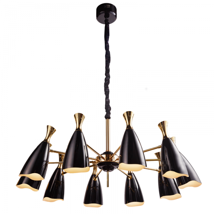 Люстра Delightfull Duke Chandelier Черный Люстра Delightfull Duke Chandelier Черный в Кирове | Loft Concept