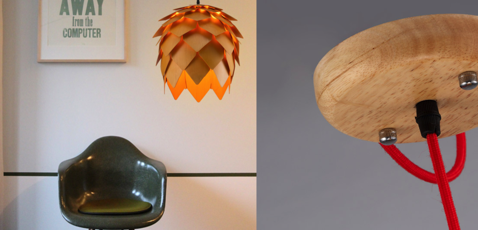 Подвесной светильник Crimea Pine Cone natural wood Подвесной светильник Crimea Pine Cone natural wood - Loft-Concept в Кирове