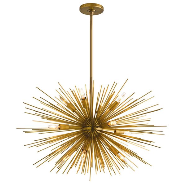 Люстра ASTRA Chandelier Sputnik Brass Золотой Люстра ASTRA Chandelier Sputnik Brass Золотой в Кирове | Loft Concept