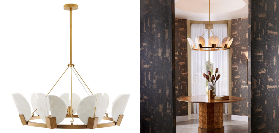 Люстра Arteriors SIERRA CHANDELIER GOLD Люстра Arteriors SIERRA CHANDELIER GOLD - Loft-Concept в Кирове