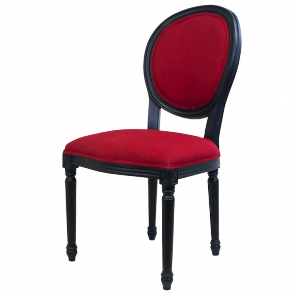 Стул French chairs Provence Red Chair Красный Черный Стул French chairs Provence Red Chair Красный Черный в Кирове | Loft Concept