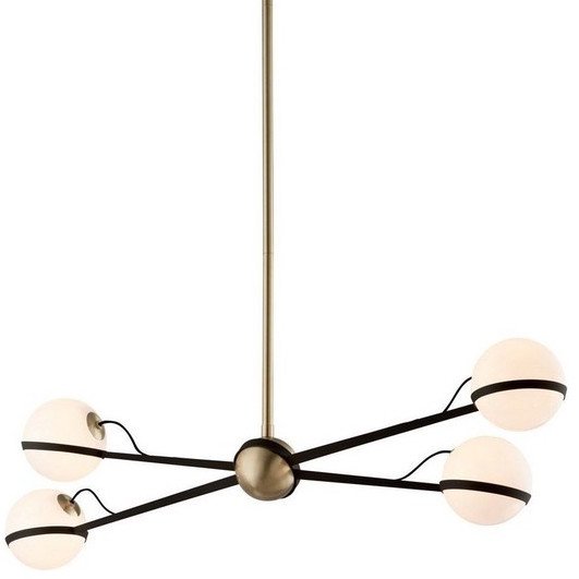 Люстра Troy Lighting Ace Linear Pendant Коричневый Молочный Люстра Troy Lighting Ace Linear Pendant Коричневый Молочный в Кирове | Loft Concept