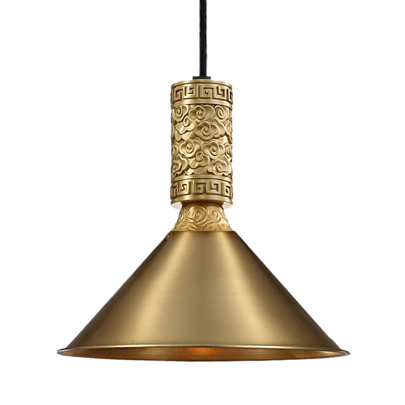 Подвесной светильник Yun Metal Lamp Латунь Подвесной светильник Yun Metal Lamp Латунь в Кирове | Loft Concept