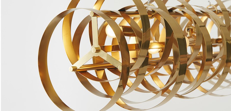 Люстра Brass Belts Chandelier Люстра Brass Belts Chandelier - Loft-Concept в Кирове