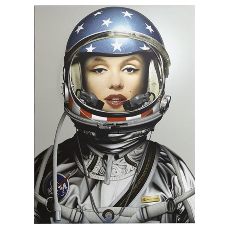 Неоновый постер Мерлин Монро в Скафандре Space Girl Marilyn Мульти Неоновый постер Мерлин Монро в Скафандре Space Girl Marilyn Мульти в Кирове | Loft Concept