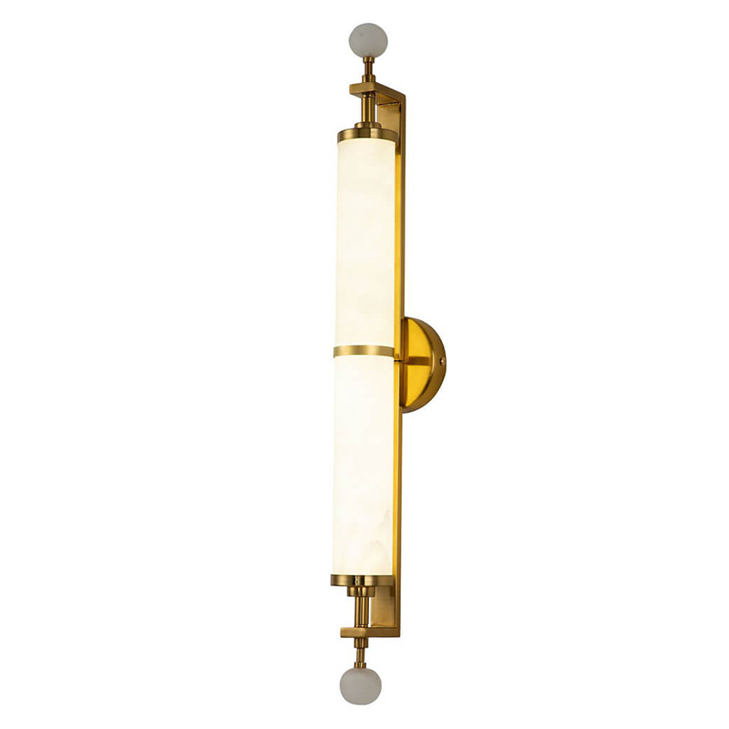 Бра Chantel Marble Wall Lamp M Латунь Белый Бра Chantel Marble Wall Lamp M Латунь Белый в Кирове | Loft Concept