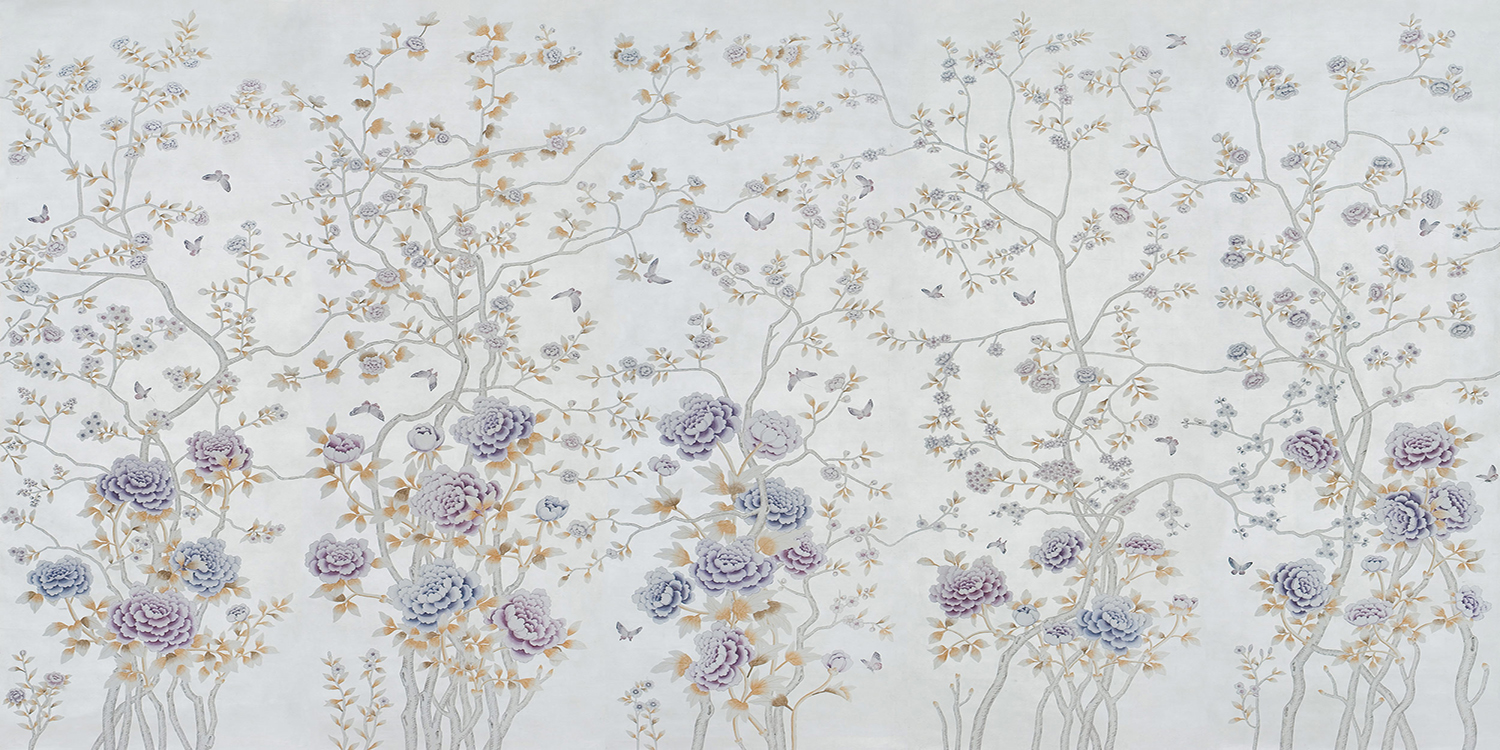 Обои ручная роспись Chelsea Sterling Silver - фото