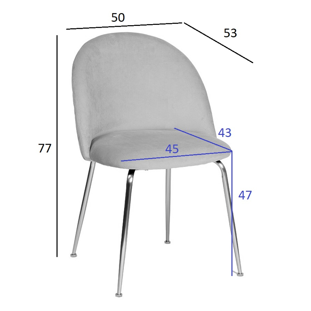 Стул велюровый хаки на золотистых металлических ножках Vendramin Chair в Кирове