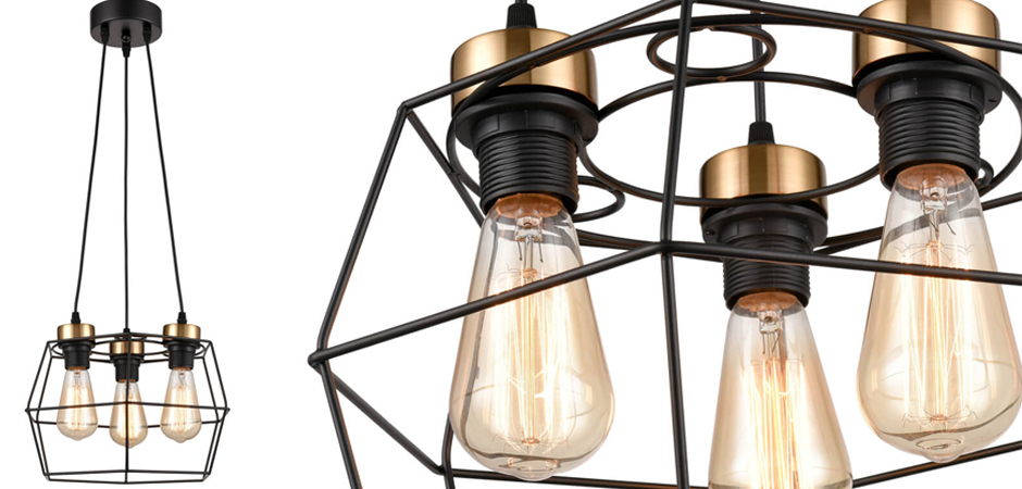 Люстра Loft Wire Cage Black lamp 3 Люстра Loft Wire Cage Black lamp 3 - Loft-Concept в Кирове