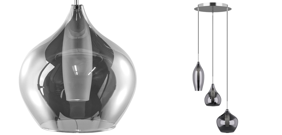 Люстра Candiano Smoke Triple Люстра Candiano Smoke Triple - Loft-Concept в Кирове