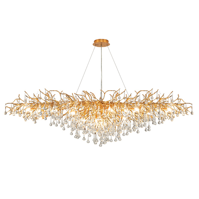 Люстра Droplet Chandelier oval L Золотой Прозрачное Стекло Люстра Droplet Chandelier oval L Золотой Прозрачное Стекло в Кирове | Loft Concept