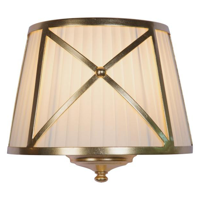 Бра Provence Lampshade Light Gold Wall Lamp Бежевый Золотой Бра Provence Lampshade Light Gold Wall Lamp Бежевый Золотой в Кирове | Loft Concept
