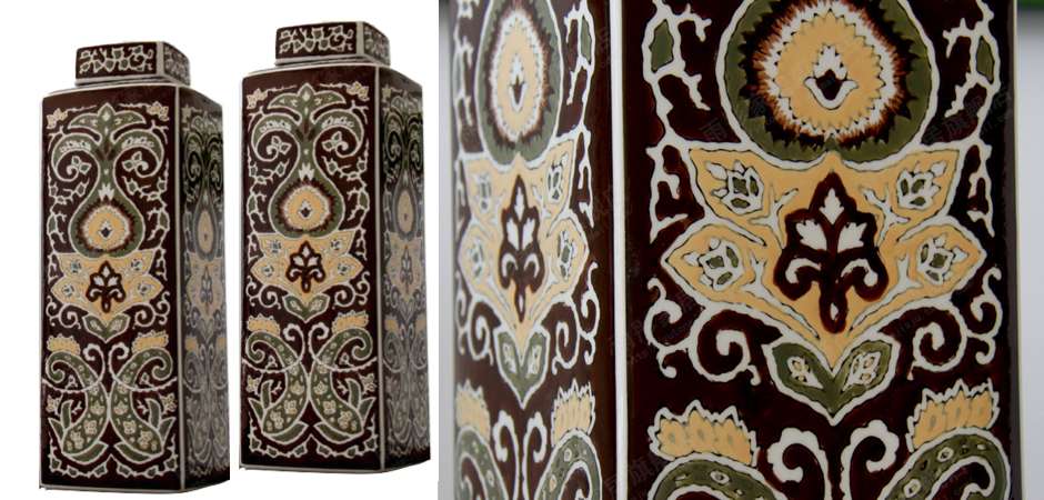 Ваза Brown ornament Ваза Brown ornament - Loft-Concept в Кирове