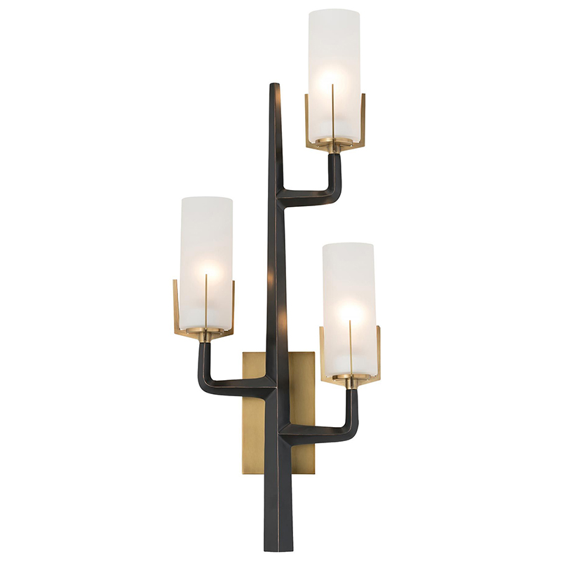 Бра Arteriors GRIFFIN SCONCE Черный Латунь Белый Бра Arteriors GRIFFIN SCONCE Черный Латунь Белый в Кирове | Loft Concept