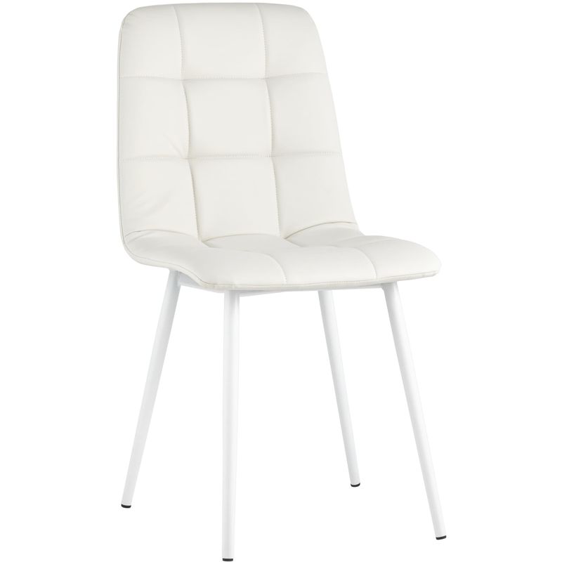 Стул NANCY S Chair Белая Экокожа Белый Стул NANCY S Chair Белая Экокожа Белый в Кирове | Loft Concept