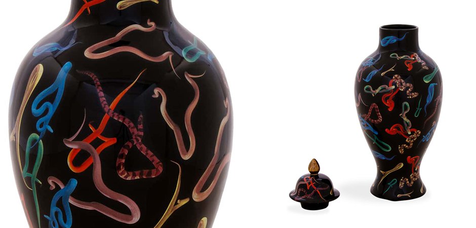 Ваза Seletti Vase Snakes Toiletpaper Ваза Seletti Vase Snakes Toiletpaper - Loft-Concept в Кирове