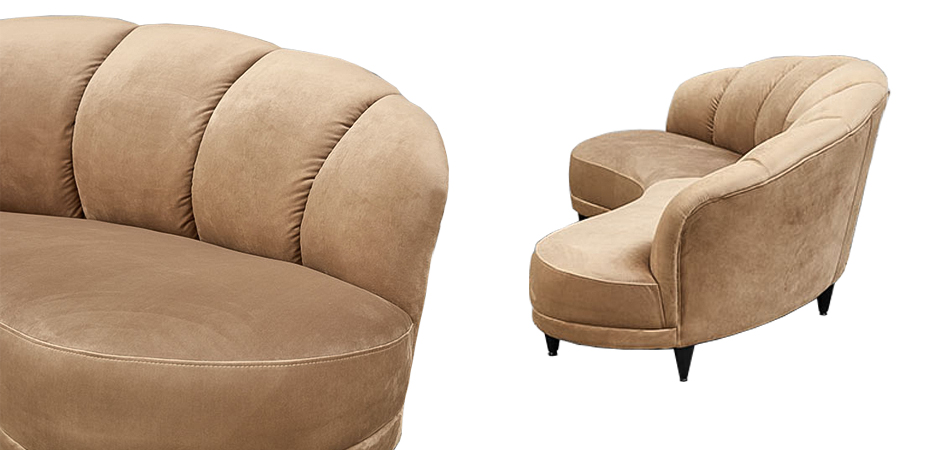 Диван Vanilla Croissant Sofa Диван Vanilla Croissant Sofa - Loft-Concept в Кирове