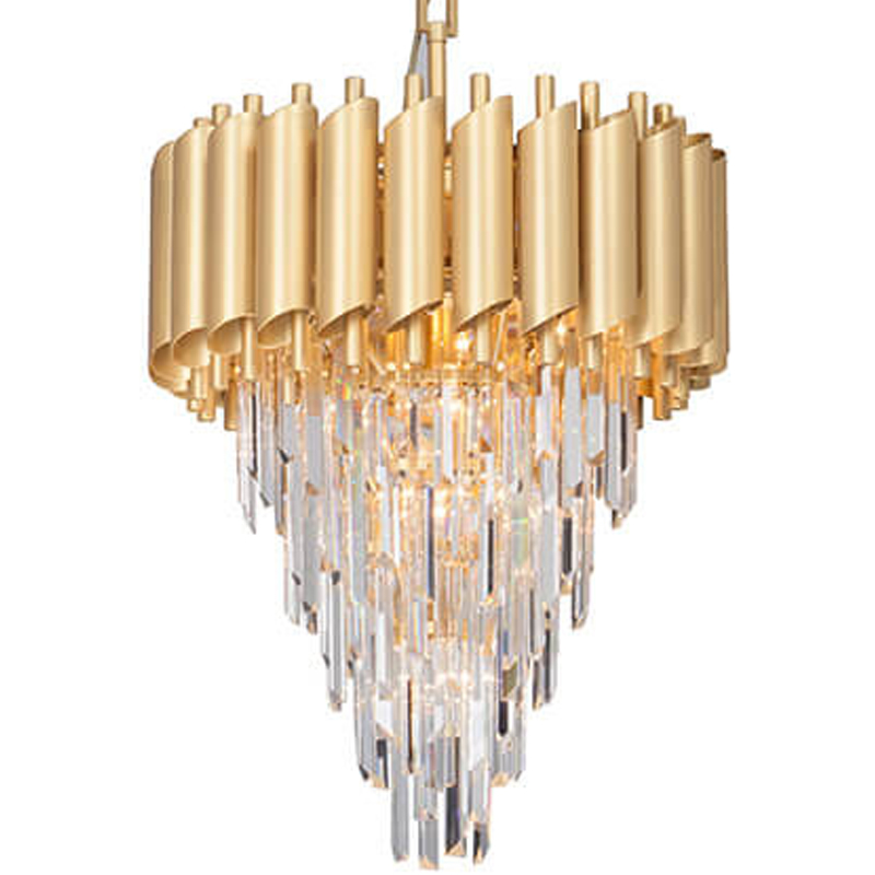 Empire Gold Chandelier Crystal D 50 Глянцевое золото в Кирове | Loft Concept 
