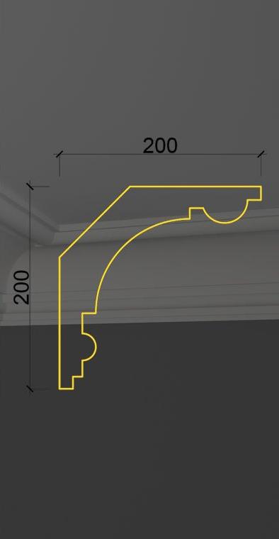 Гладкий карниз KT-26 Гладкий карниз KT-26 в Кирове