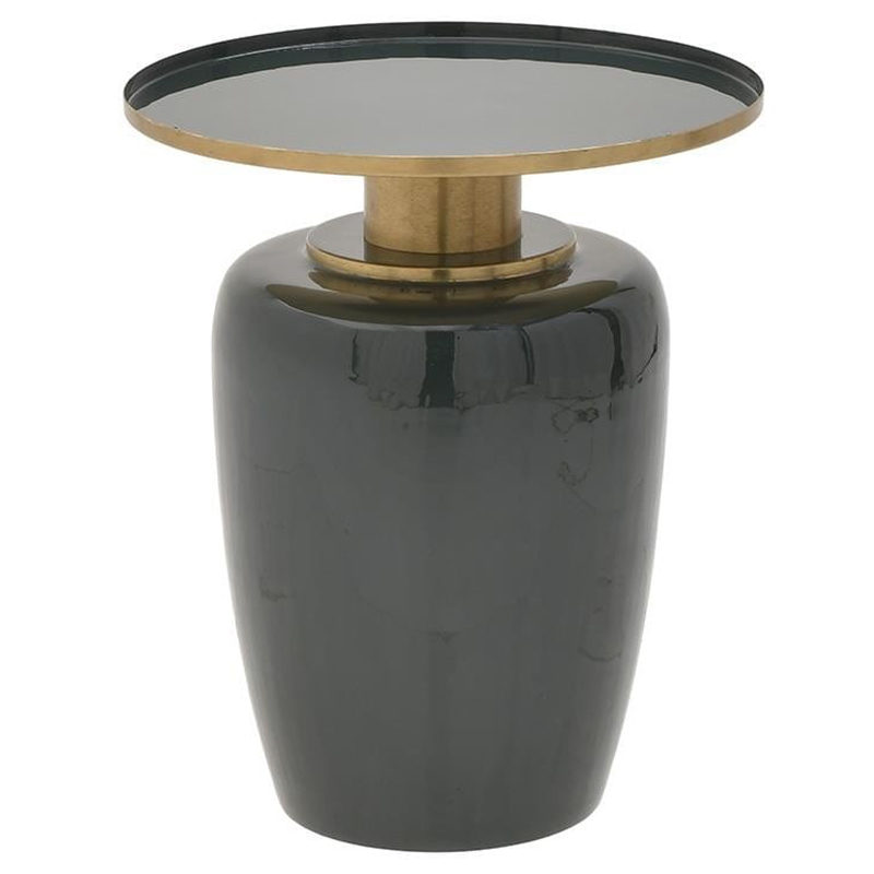 Круглый металлический приставной стол Calem Side Table Olive Золотой Оливковый Круглый металлический приставной стол Calem Side Table Olive Золотой Оливковый в Кирове | Loft Concept