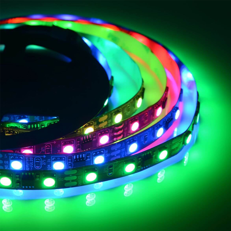 Комплект светодиодной ленты 14,4W/m 60Led/m 5050SMD разноцветный 2M Белый Комплект светодиодной ленты 14,4W/m 60Led/m 5050SMD разноцветный 2M Белый в Кирове | Loft Concept