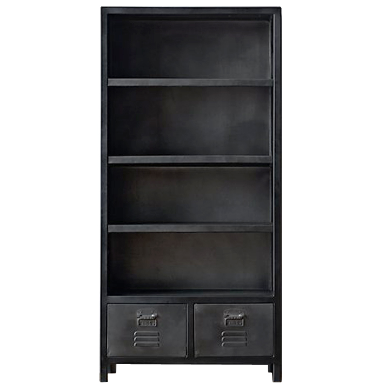 Книжный шкаф RH Vintage locker Графит Книжный шкаф RH Vintage locker Графит в Кирове | Loft Concept