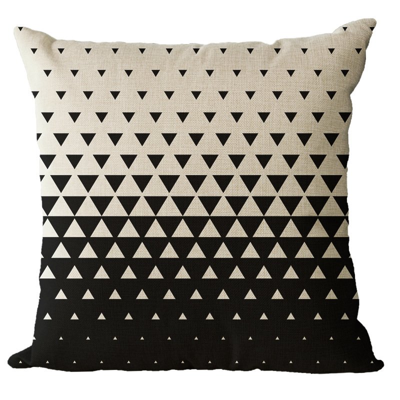 Декоративная подушка Black and White Pattern #7 Декоративная подушка Black and White Pattern #7 в Кирове | Loft Concept