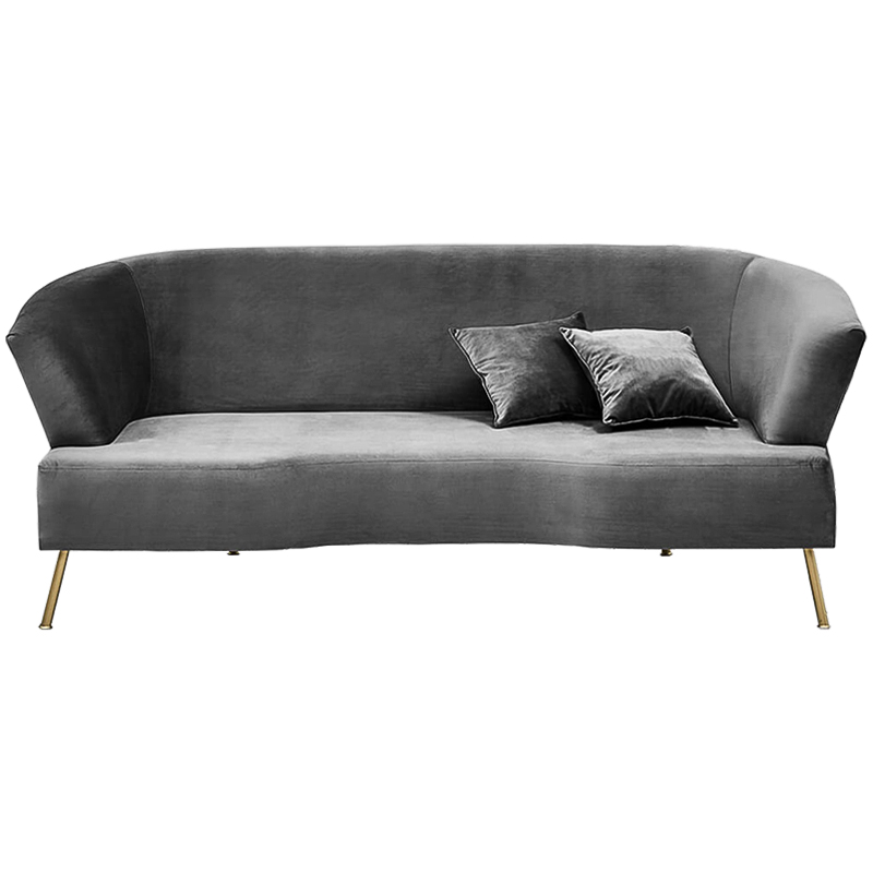 Диван Isis Sofa Gray Серый Золотой Диван Isis Sofa Gray Серый Золотой в Кирове | Loft Concept