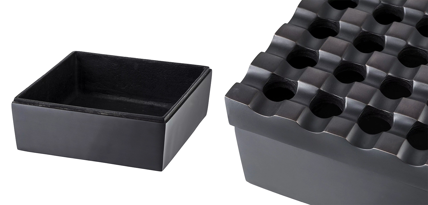 Пепельница Eichholtz Ashtray Deluxe Bronze - фото