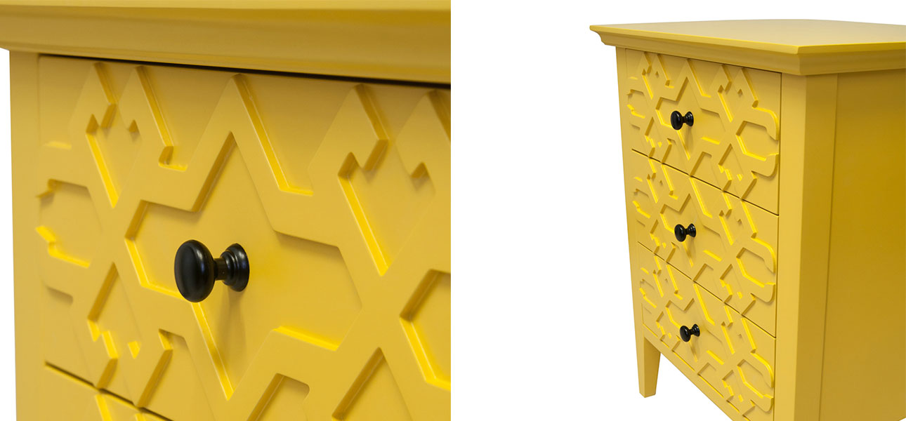 Тумба цвет желтый Country Style - фото №1