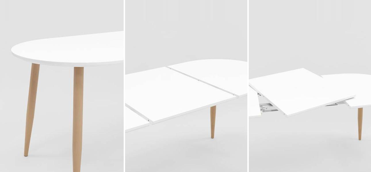 Стол обеденный Hoffman Collection круглый раскладной - фото №1