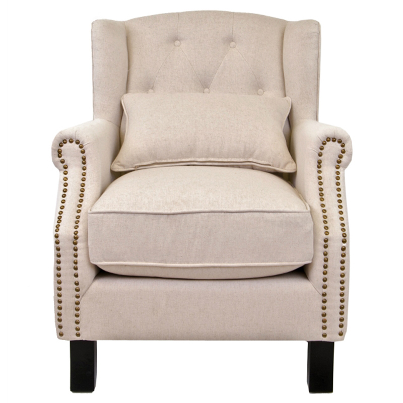 Кресло Henry Armchair beige flax Бежевый Кресло Henry Armchair beige flax Бежевый в Кирове | Loft Concept