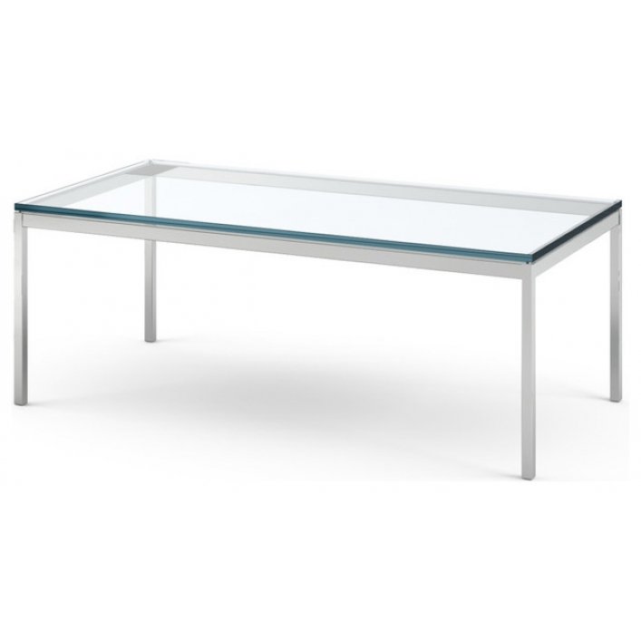Стол Florence Knoll Coffee Table Прозрачный Стол Florence Knoll Coffee Table Прозрачный в Кирове | Loft Concept
